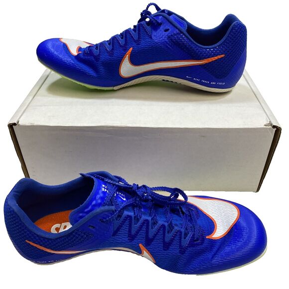 Nike Sprinting Spikes Men's 11 Blue Rival Sprint Racer Track & Field DC8753-401 - Picture 3 of 14
